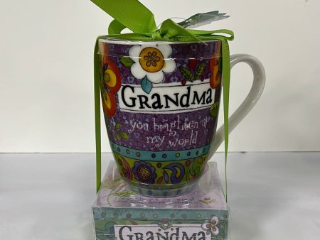 GRANDMA MUG W MEMO PAD-7765 Online Hot Sale